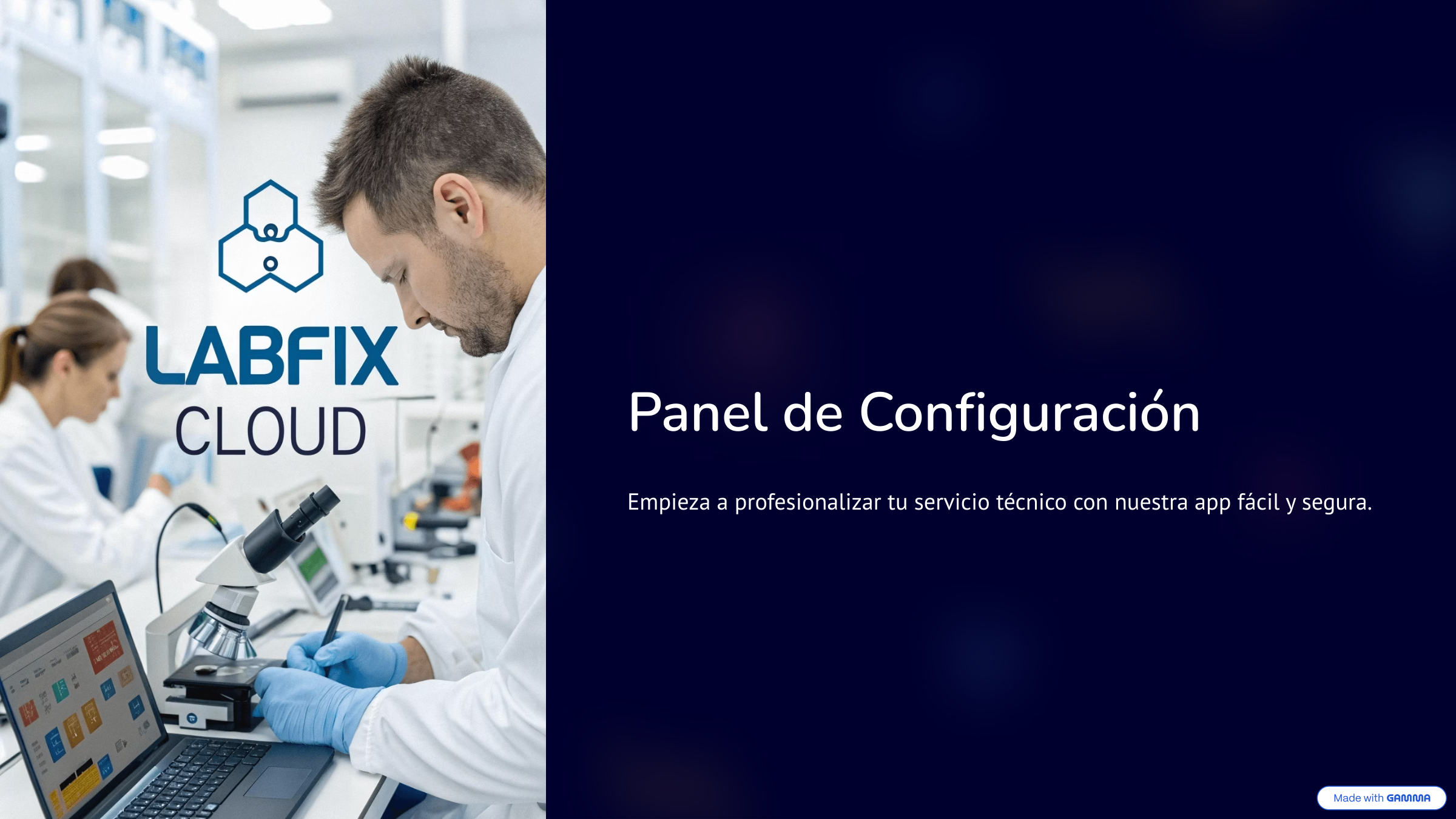 Panel de Configuración
